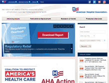 Tablet Screenshot of aha.org